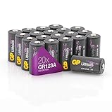 GP Batterien CR123A 3V Lithium Extra Series (20 Stück CR123 Batterien 3 Volt)...