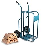 BITUXX® Brennholz Sackkarre Kaminholzkarre Brennholzkarre Holzkarren...