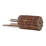 Windhager Beeteinfassung Weide gerollt, 100 x 20/35 cm, Beetabgrenzung,...