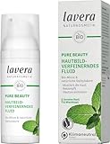 lavera, PURE BEAUTY Hautbildverfeinerndes Fluid reduziert Glanzbildung bekämpft...