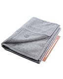 Ritter Decken Perulama Alpaka Decke 100 x 150 cm – Silbergrau - Hochwertige...