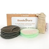 Sinutan® | Waschbare Make-up-Pads aus Bambus | 10 wiederverwendbare...