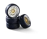 Carson 500900181 1:10 Räderset Y-Design1 (4) Gold/Chrom - Modellbauzubehör,...