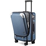 LEVEL8 Koffer Trolleys Hartschalen Leicht ABS+ PC Handgepäck Hartschalen-Koffer...