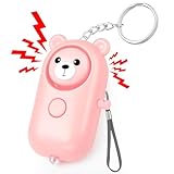 Taschenalarm für Frauen Sehr Laut 130dB mit LED Licht | Sicherheit...