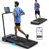 Riksion Laufband für Zuhause, Laufband Klappbar bis 14 km/h,Walking Pad mit 12...