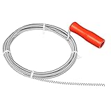 Nirox Rohrreinigungsspirale 3 m x 5 mm - Rohrspirale ideal für das Entfernen...