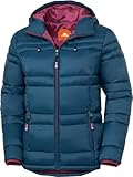 NORDCAP Steppjacke Damen, leichte Winterjacke, warm mit Kapuze, 100% Wattierung,...