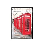 MCS Trendsetter 61x91,5 cm Bilderrahmen in Schwarzem Hochglanz, Vertikale &...