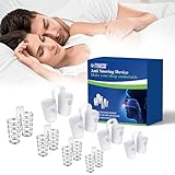 8 Stück Schnarchstopper, Anti Schnarch Nasenclip, Wiederverwendbares...