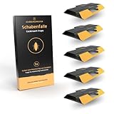 Panteer ® SCHÄDLINGSMEISTER Schabenfalle - 5 Stück - Kakerlaken bekämpfen -...