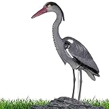 Gardigo® Fischreiher Abwehr - Reiher Figur I Vogelschreck I Gartenfigur zur...
