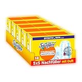 Swiffer Staubmagnet Nachfüllpackung, 25 Tücher (5×5) mit Febreze-Duft, Fängt...