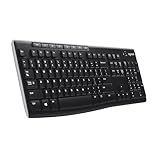 Logitech K270 Kabellose Tastatur für Windows, 2,4 GHz kabellos,...