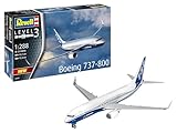 Revell Modellbausatz Boeing 737-800 I Einfacher Zusammenbau I Maßstabsgetreue...