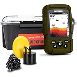 LUCKY Wasserdicht Fisch Finder Sonar Tragbarer Angeln Fischfinder LCD Tiefe...