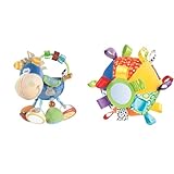 Playgro Plüschrassel Pferd Klipp Klapp Bunt Schmuseball Loopy Loops...