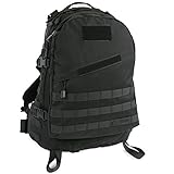 HIGHLAND TACTICAL Herren Stealth Rucksack, Schwarz, Einheitsgröße