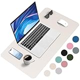 Zanfqvo Schreibtischunterlage 80x40cm - Mauspad XXL aus PU-Leder, Wasserdicht...