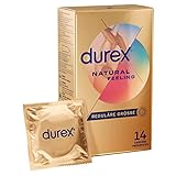 Durex Natural Feeling Kondome – Latexfreie Kondome aus Real-Feel-Material &...