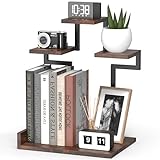 Schreibtisch Regal Organizer, 4 Ebenen kleiner Schreibtisch Organizer, Holz...