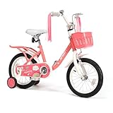 BODIOO 12 Zoll Kinderfahrrad Fahrrad für Mädchenmit und Jungen Stützrädern &...