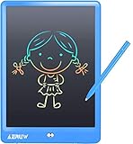 LCD Schreibtafel 10 Zoll Maltafel Löschbare Elektronische Digitale Zeichenblock Doodle Board für Kinder, Schreibplatte Papierlos Grafiktablet Das Geschenke Kinder Geschenk Zeichentafel -Blau