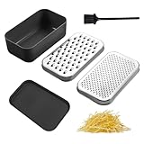 1 Set Käsereibe Mit 1-Teiliger Bürste, Kastenreibe Mit Behälter Und Deckel,...