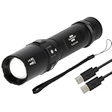 Brennenstuhl Akku Fokus Selektor LED Taschenlampe TL 801 AFS IP44 (800lm, 230m...