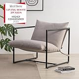 Zinus Aidan Extragroß Sling Akzent-Sessel 78x69x78 - Sessel mit Metallrahmen...
