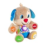 Fisher-Price Lernspaß-Hündchen mit DREI Stufen | sprechendes Kuscheltier mit...