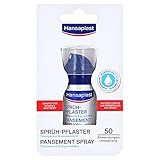 Hansaplast Sprühpflaster (32,5 ml), transparentes Pflasterspray für...