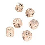 GICO Entscheidungswürfel Set mit 6 Würfeln für Entscheidungen in Allen...