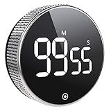 Vabaso Digital Kitchen Timer, Küchentimer Magnetisch, Eieruhr, Kurzzeitwecker,...