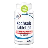 Kochsalz-Tabletten | Hochdosiert mit 1000 mg Natriumchlorid | Vorratspackung mit...