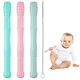 Beißröhrchen, Silikon Beissring Baby, BPA-frei, Zahnungshilfe, Greifling,...