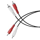 HDSupply Cinch Kabel, 1,5m RCA Audiokabel, Stereo Audio Cinchkabel, 2x...