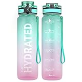 Sahara Sailor Trinkflasche, Sport Trinkflasche, [BPA-frei Tritan] 1L...