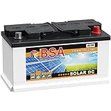 BSA Solar DC 12V 120Ah Batterie Solarbatterie Versorgungsbatterie Boot Wohnmobil...