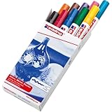 Edding 750 creative marker set basic 4-750-9-999 Lackmarker Schwarz, Rot, Blau,...