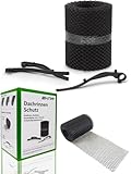EKNA Dachrinnen Filter 6m x 15cm - Rostfreies Regenrinnen Sieb - Laubschutz für...