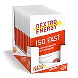 DEXTRO ENERGY ISO FAST RED ORANGE (12x56g Sachets) - Hypotones Elektrolyt Pulver...