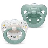 NUK Signature Babyschnuller | 0−6 Monate | Beruhigt 95 % der Babys | BPA-freie...