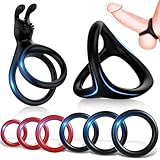 Dreieckiger Penisringe，Pleasure Ring Set 5 Cockringe Silikon Cockringe...