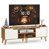 VASAGLE TV-Schrank, Lowboard, Fernsehschrank mit Verstellbarer Ablage, für...