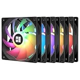 Thermalright TL-C12C-S X5 CPU-Luftlüfter 120mm ARGB Gehäusekühlerlüfter, PWM...