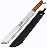 KOSxBO® stabile Machete ca. 570mm mit Scheide - Holzgriff - Arbeitsmachete -...