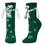Rakiuty Lustige Magnetische Weihnachten Socken,Magnetische Weihnachten...