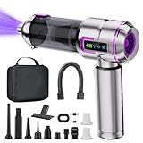 Lyiazsoy Handstaubsauger Akku, Autostaubsauger Kabellos 27000Pa Mini...