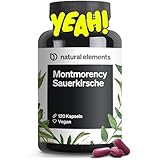 natural elements Montmorency Sauerkirsche (50:1) – 120 Kapseln – 1.100 mg...